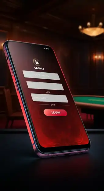 Interface de connexion sécurisée de Tropezia Palace Casino affichant les champs e-mail et mot de passe, symbolisant un accès rapide à l'univers de jeu.